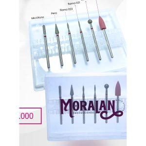 Kit de Puntas de Manicura Rusa Moralan