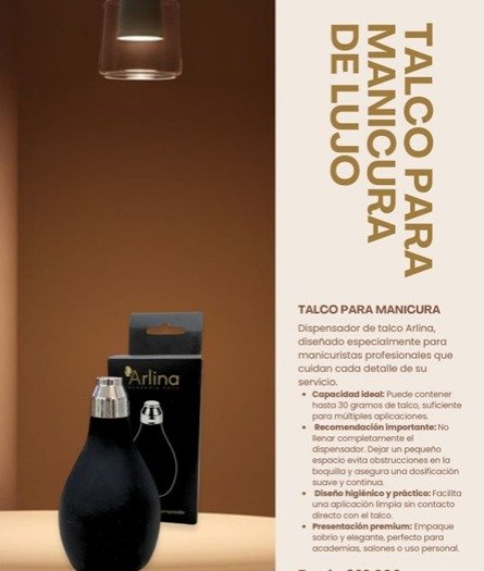 TALQUERA LUJO MANICURISTA ARLINA