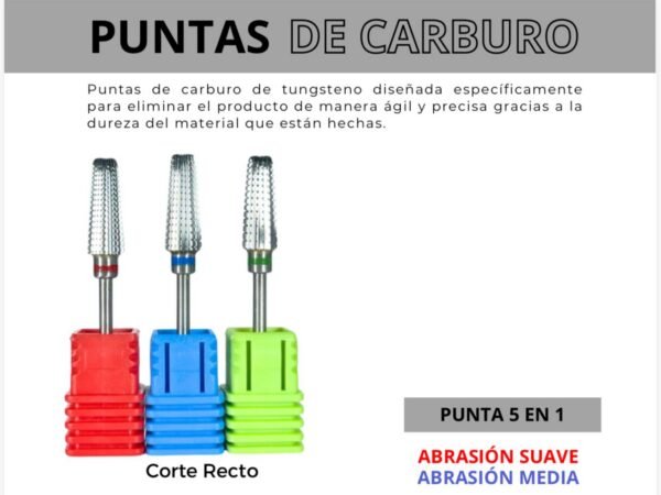 PUNTA 5 EN 1 CARBURO RONIKI