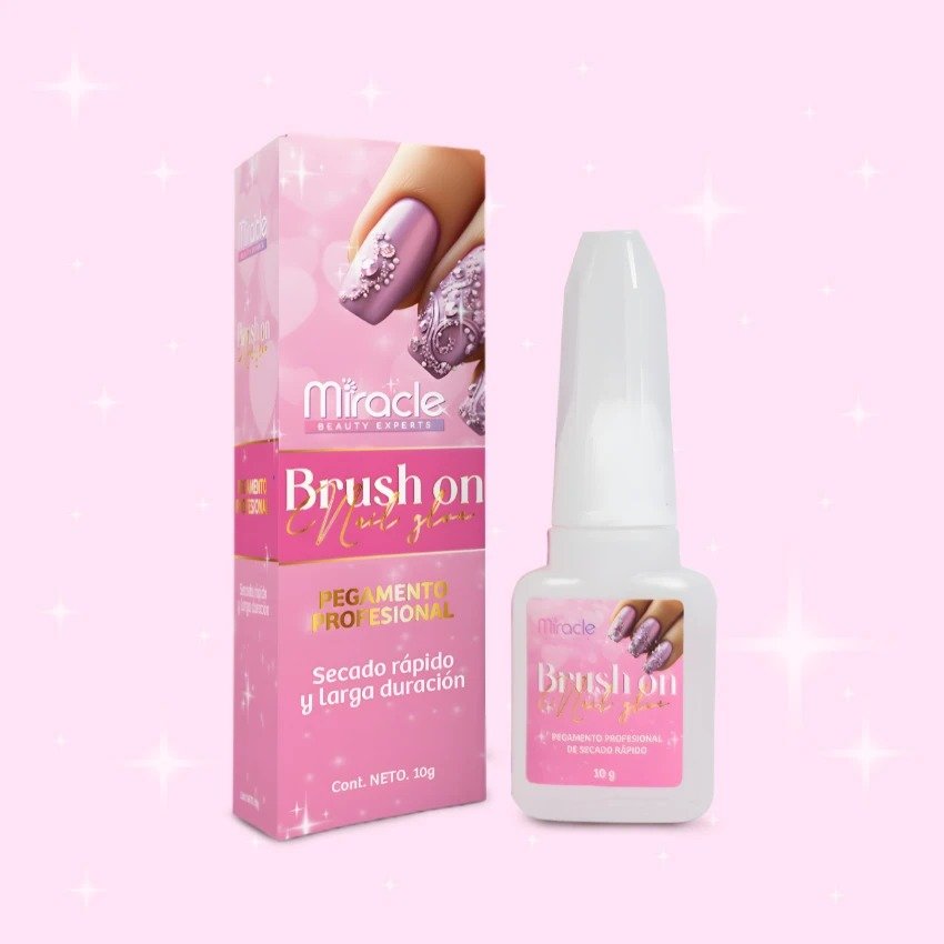 PEGANTE PARA UÑAS EN BROCHA MIRACLE