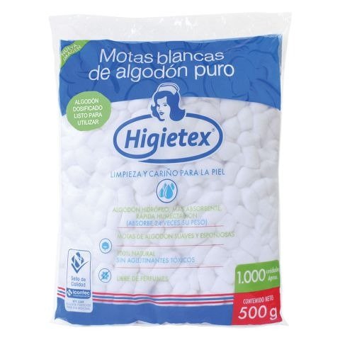 ALGODON X500 GR MOTA BLANCO