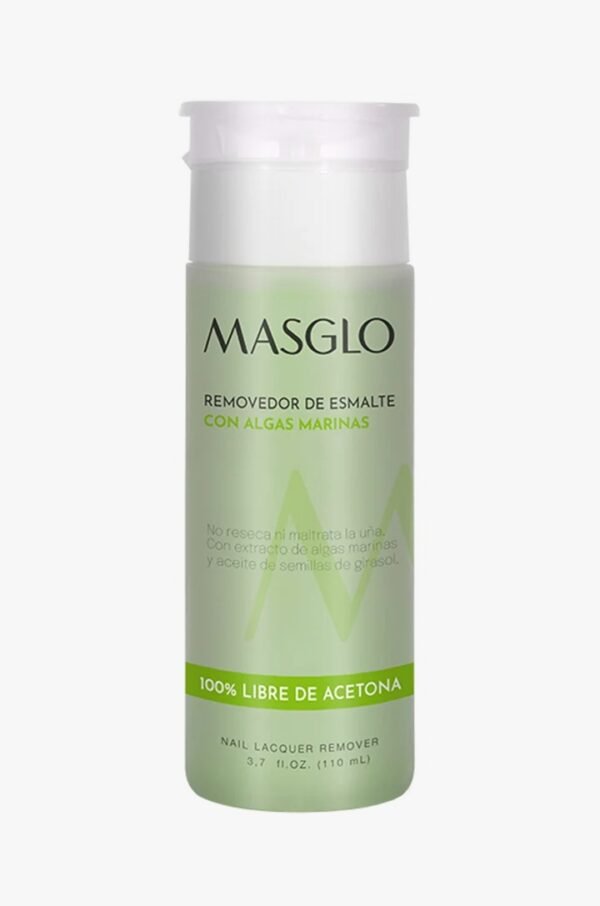 REMOVEDOR ESMALTE CON ALGAS MARINAS 110ML MASGLO