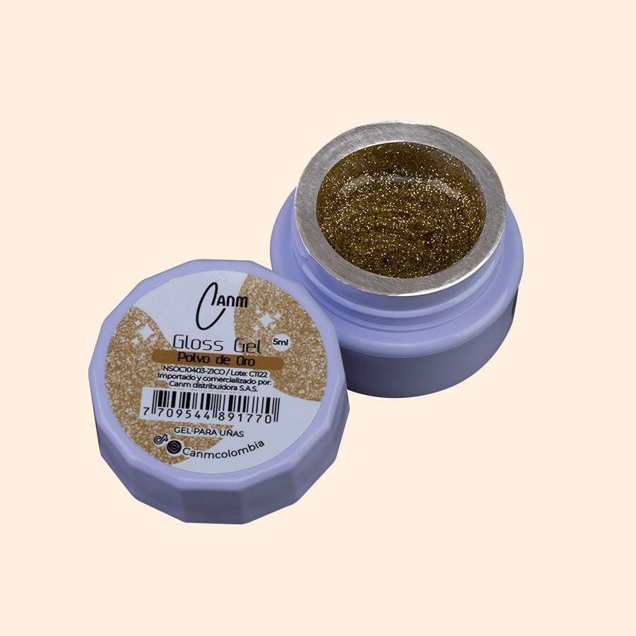 GLOSS GEL CANM POLVO DE ORO