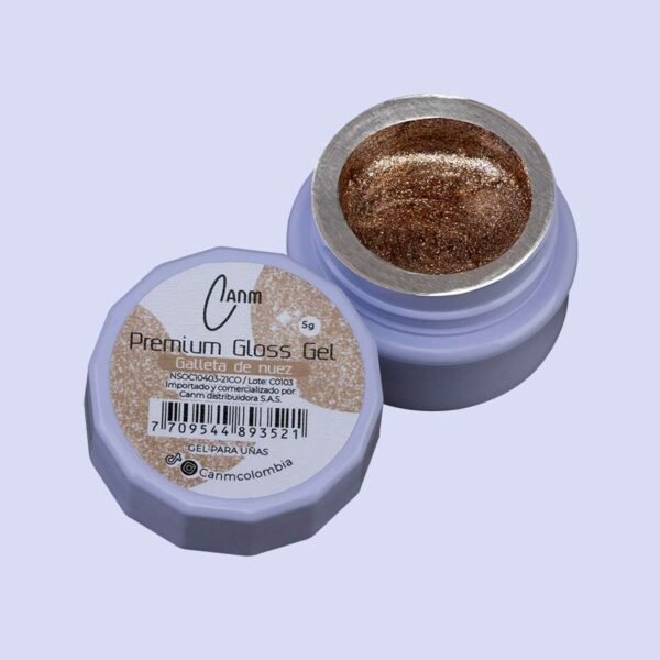 PREMIUN GLOSS GEL GALLETA DE NUEZ CANM