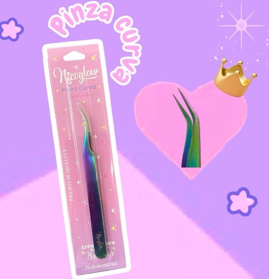 PINZA DE PESTAÑA CURVA NICOGLOW